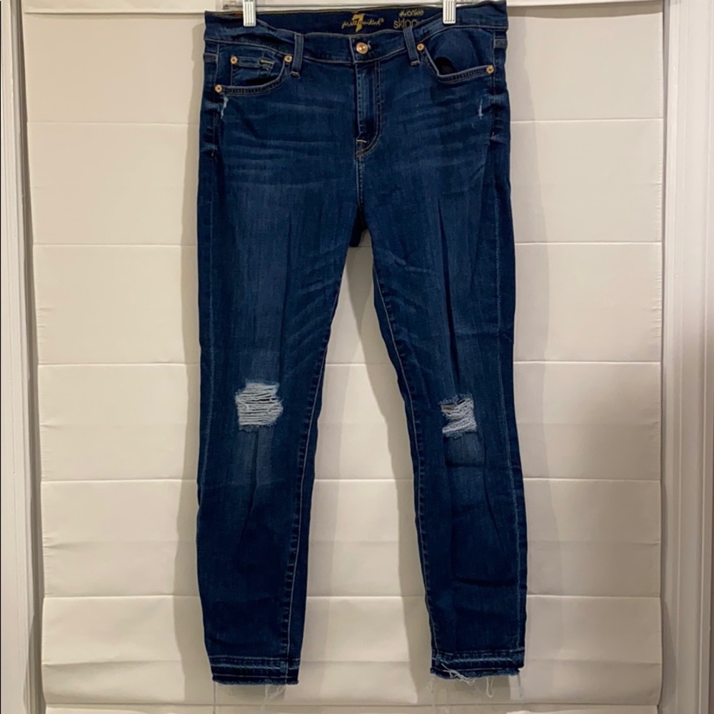 7 For All Mankind Ankle Skinny Jean